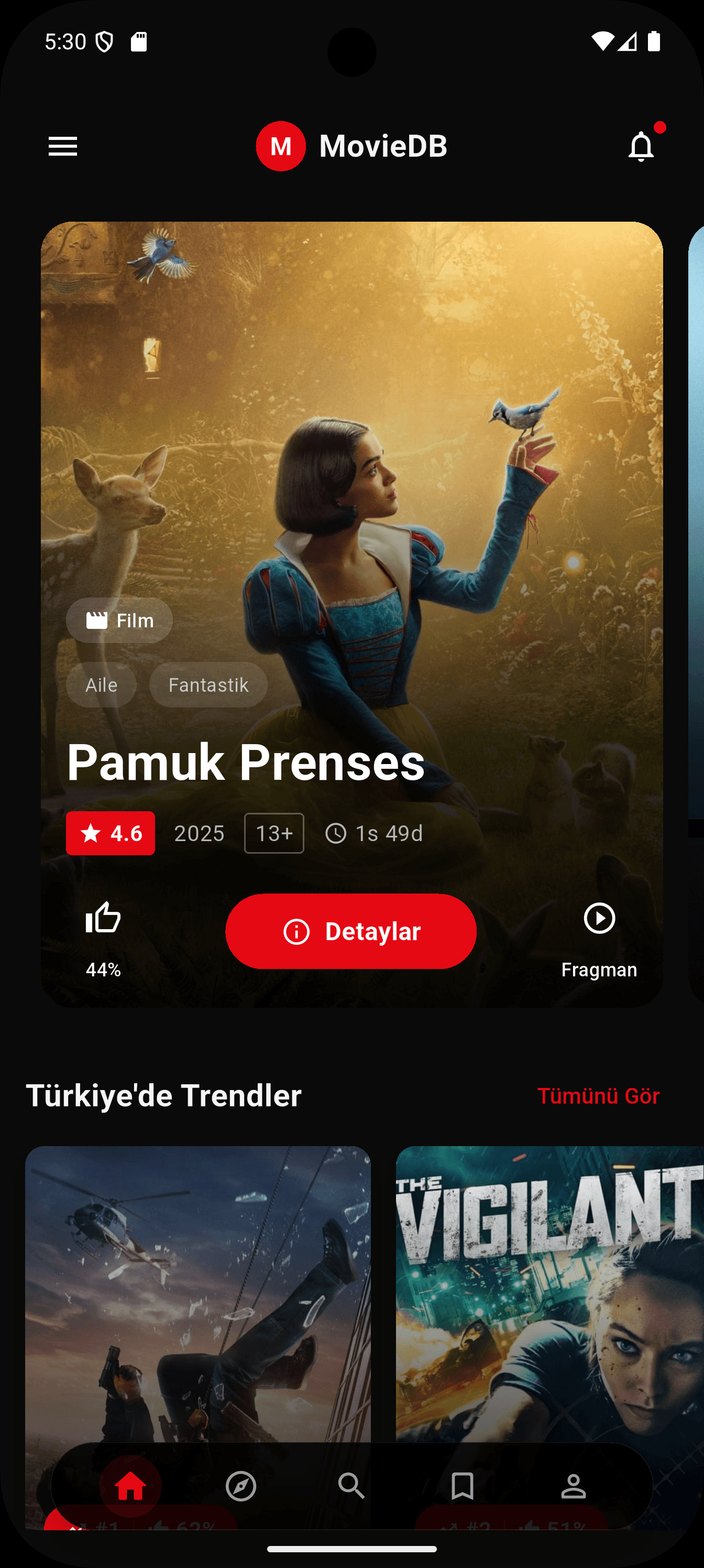 Entdeckungsplattform für Filme und Serien